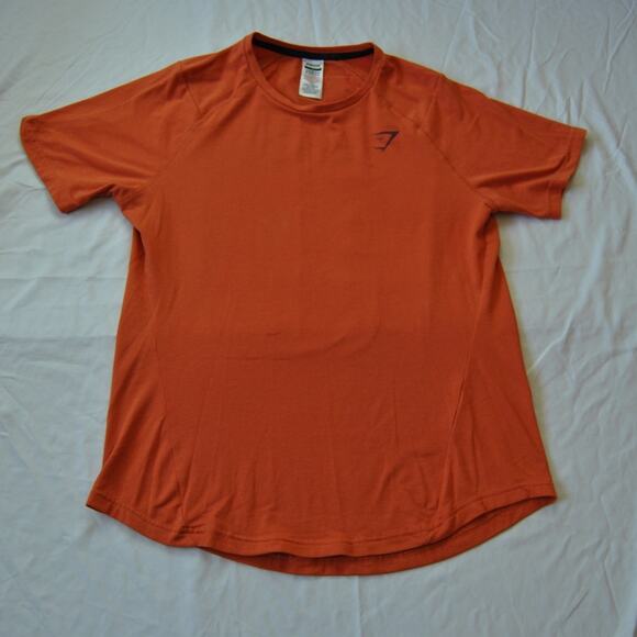 Gymshark Shirt Orange Large - Picture 1 of 8